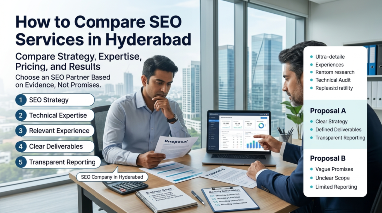 How to Compare SEO Services in Hyderabad